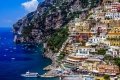 Positano on boat